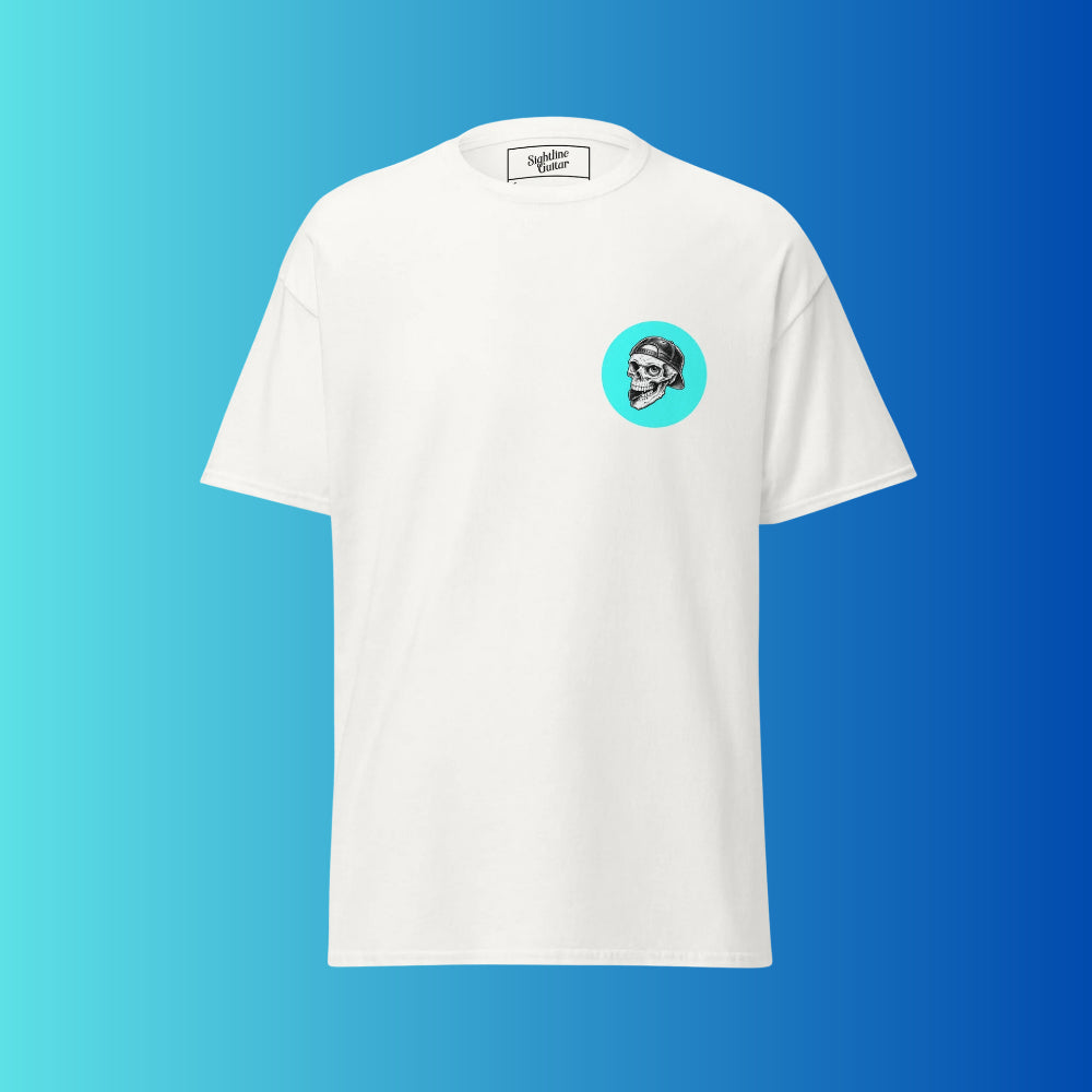Sightline Guitar Logo Tee White